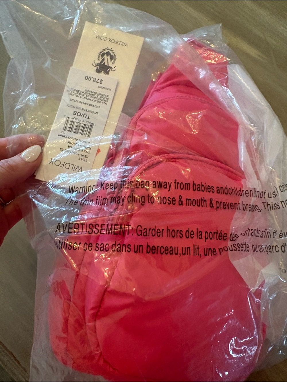 Wildfox Pink Sling Bag